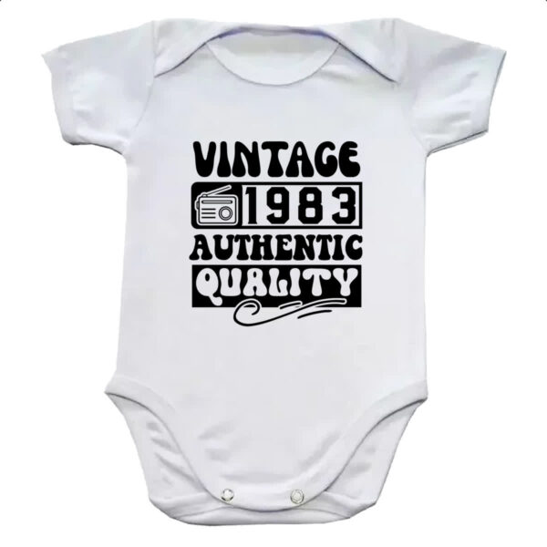 Body infantil Radio Vintage 1983
