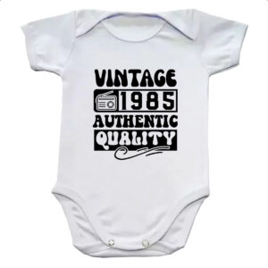 Body infantil Radio Vintage 1985