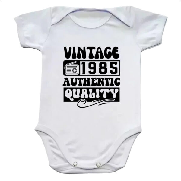 Body infantil Radio Vintage 1985