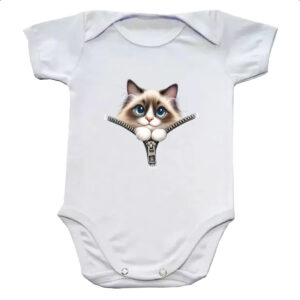 Body infantil Ragdoll no ziper