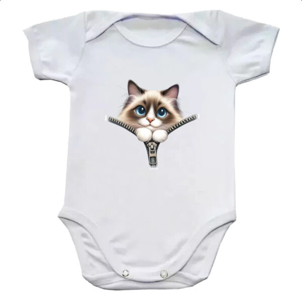 Body infantil Ragdoll no ziper