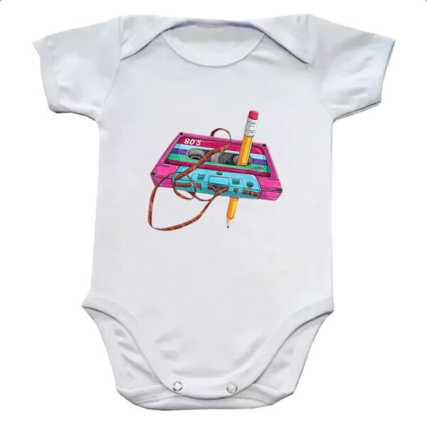 Body infantil Rebobinador fita K7 raiz
