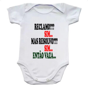 Body infantil Reclamo sim resolvo sim entao vaza