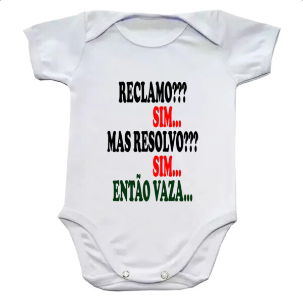 Body infantil Reclamo sim resolvo sim entao vaza