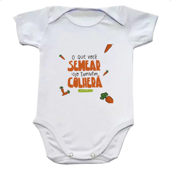 Body infantil Religioso semear e colher