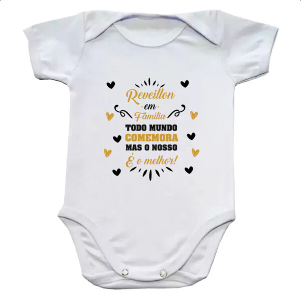Body infantil Reveillon nosso e o melhor