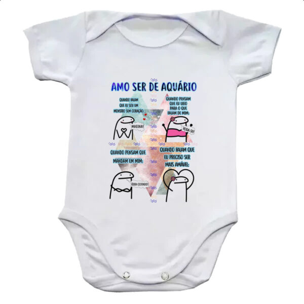 Body infantil Signo Amo ser de Aquario