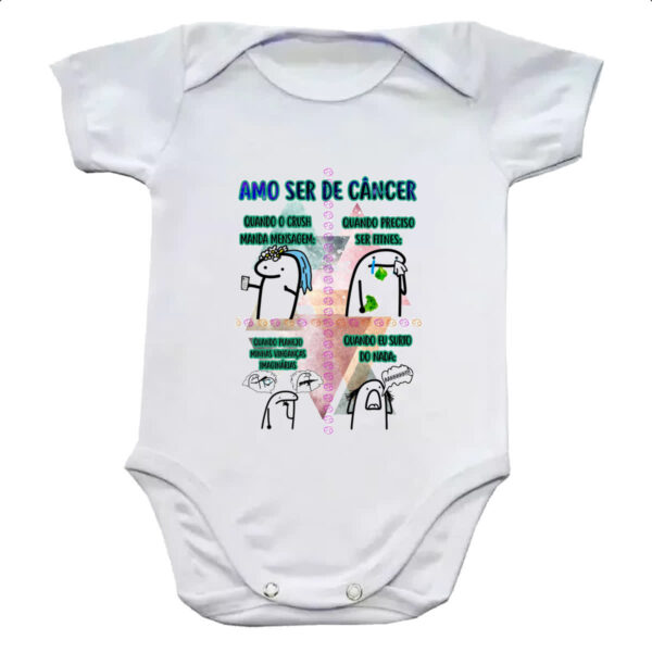 Body infantil Signo Amo ser de Cancer
