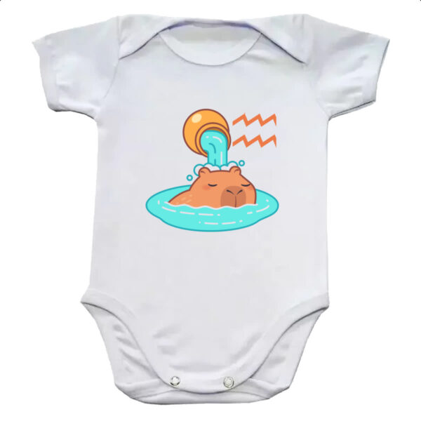 Body infantil Signo Capivara Aquario