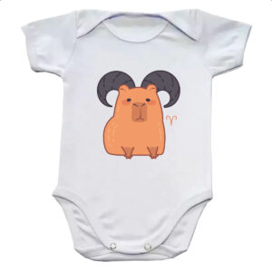 Body infantil Signo Capivara Aries