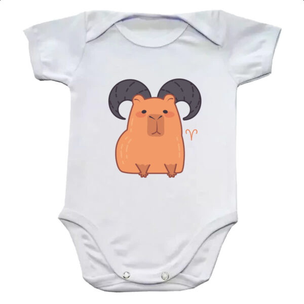 Body infantil Signo Capivara Aries