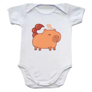 Body infantil Signo Capivara Escorpiao