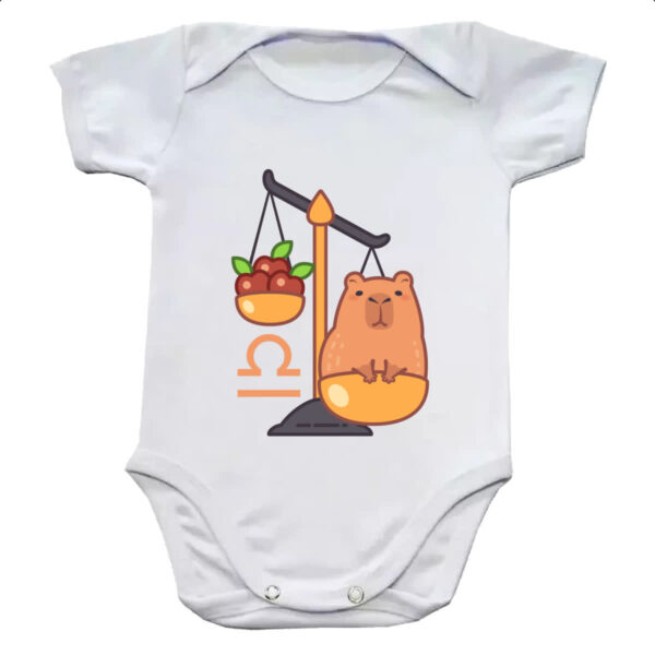 Body infantil Signo Capivara Libra