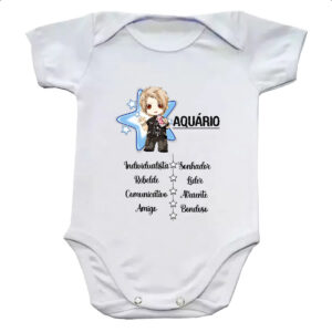 Body infantil Signo Cute Aquario