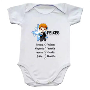 Body infantil Signo Cute Peixes