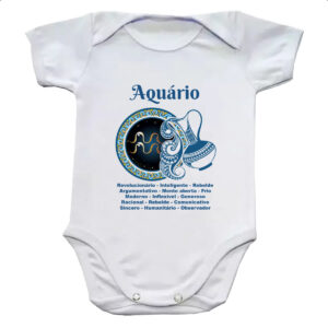 Body infantil Signo de Aquario adjetivos
