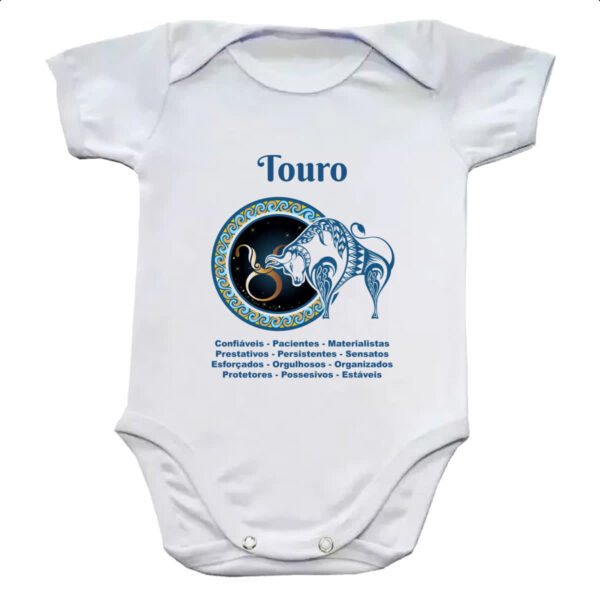 Body infantil Signo de Touro adjetivos
