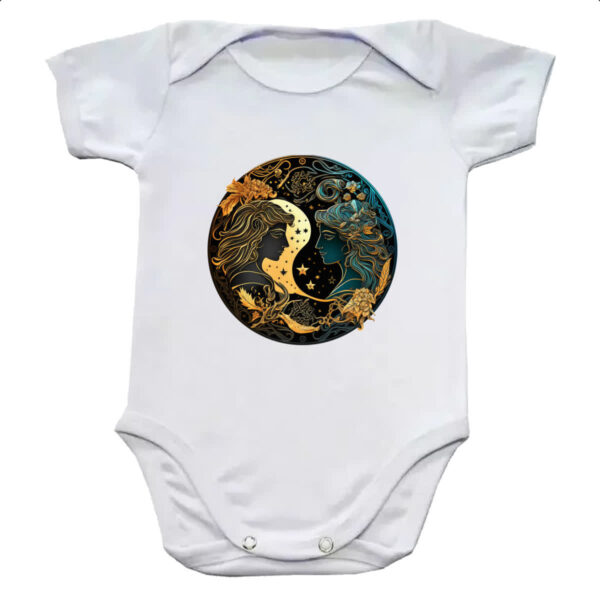 Body infantil Signo de gemeos logo de luxo