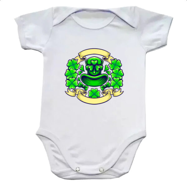 Body infantil ST Patricks Day Cartola