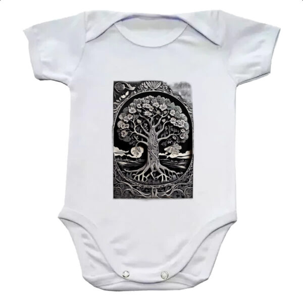 Body infantil Arvore da vida simbologia viking