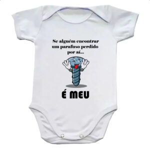 Body infantil Se alguem encontrar um parafuso