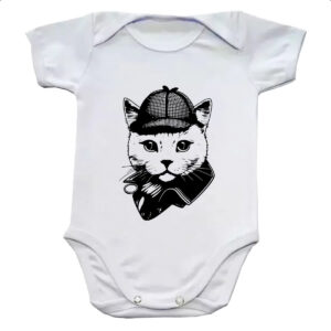 Body infantil Sherlock Gato