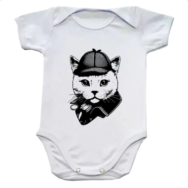 Body infantil Sherlock Gato