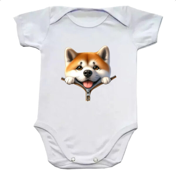 Body infantil Shiba Inu no Ziper