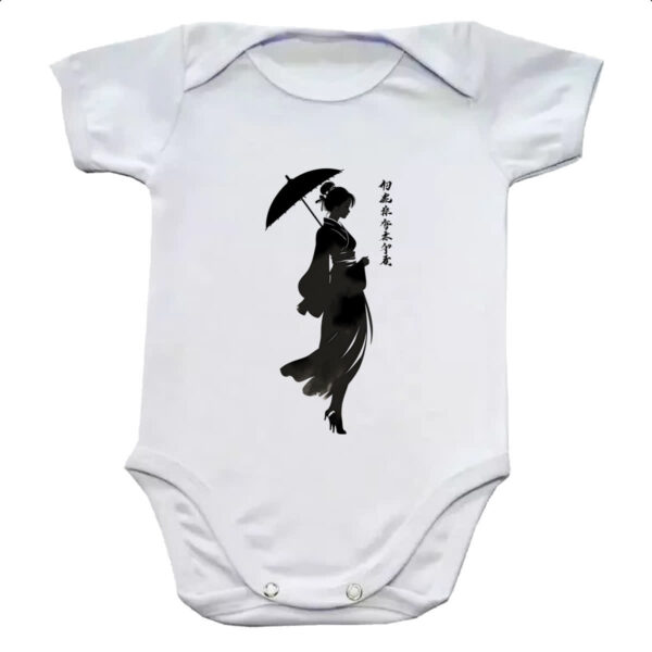 Body infantil Silhueta Yukisakura Japao