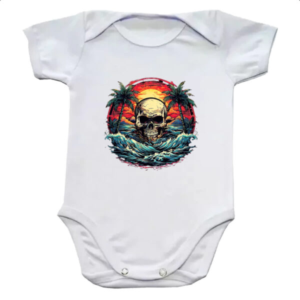 Body infantil Skull Sea Arte Sunset