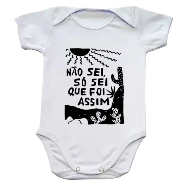 Body infantil So sei que foi assim