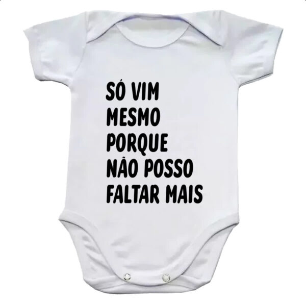 Body infantil So vim mesmo porque nao posso faltar mais