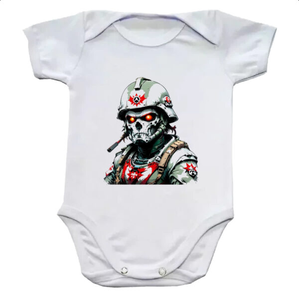 Body infantil Soldado Skull Punk Cyber