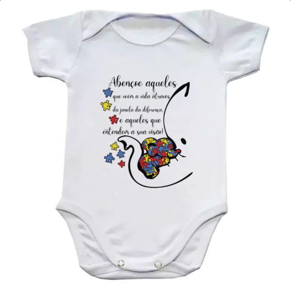 Body infantil Autismo Abencoe janela da diferenca