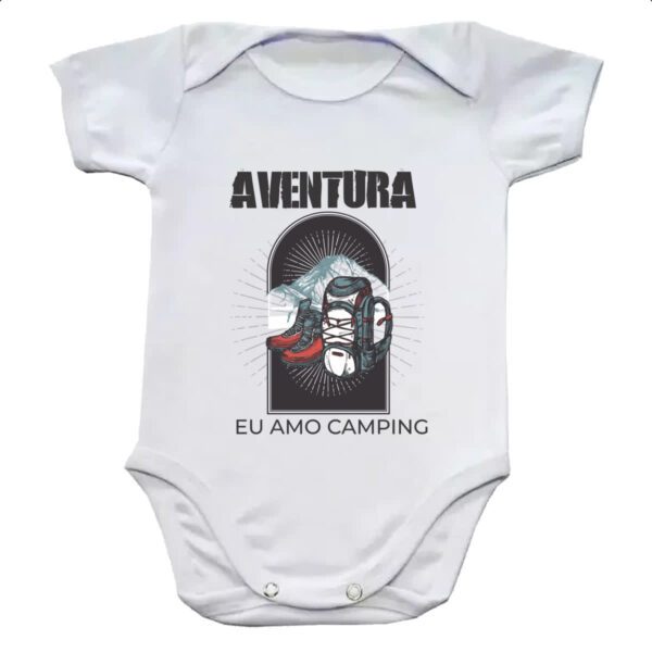 Body infantil Aventura eu amo camping