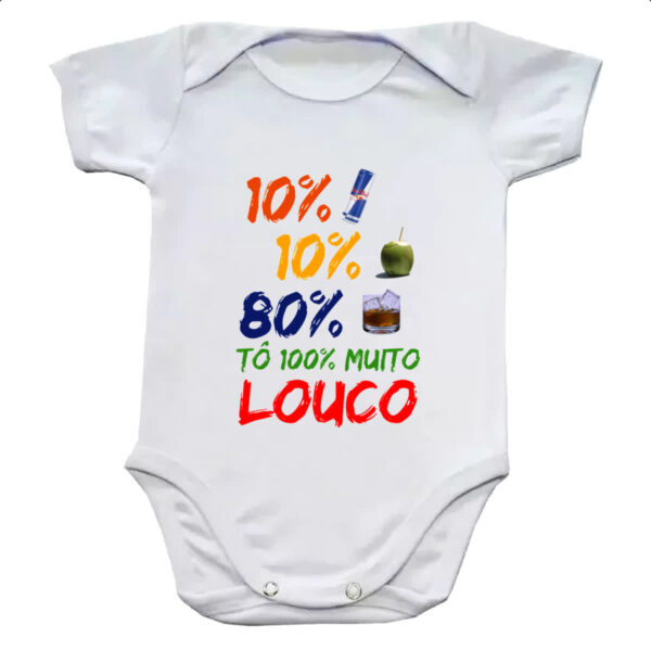 Body infantil 10 Red 10 Coco 80 Whisky 100 Louco