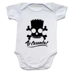 Body infantil Bart Pirata - Ay Caramba