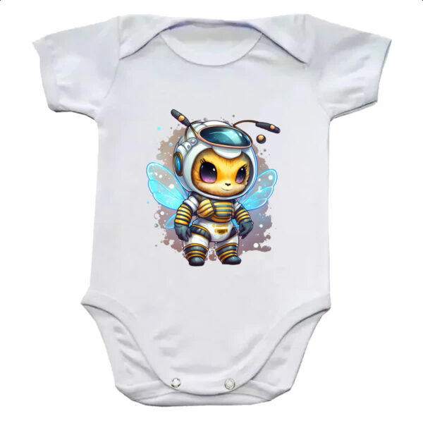 Body infantil Abelha astronauta