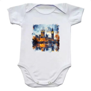 Body infantil Big Ben watercolor