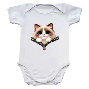Body infantil Birman no ziper