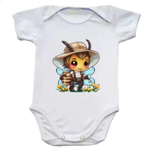 Body infantil Abelha fazendeira