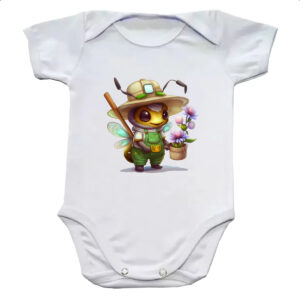 Body infantil Abelha jardineira