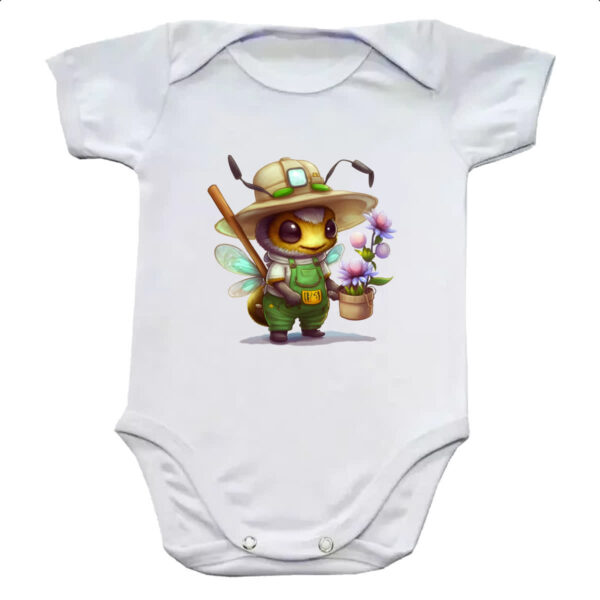 Body infantil Abelha jardineira