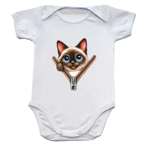 Body infantil Burmese no ziper