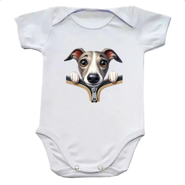 Body infantil Whippet no Ziper