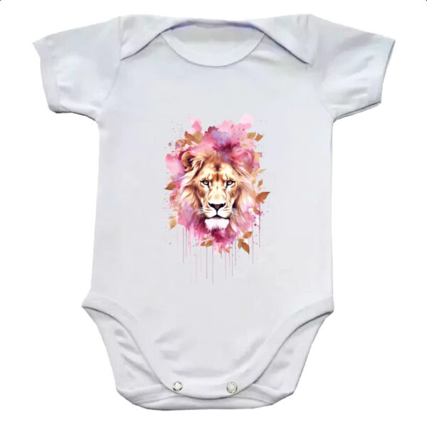 Body infantil Yeshua flores rosa