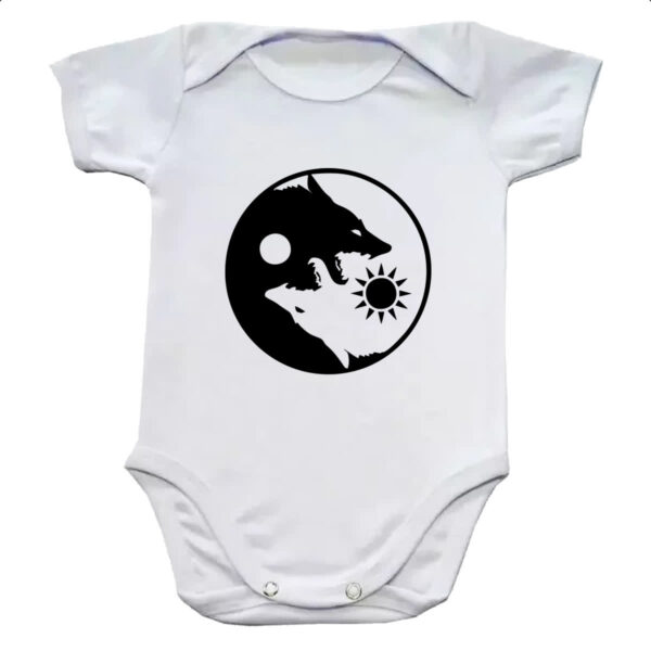 Body infantil Yin e Yang Lobos