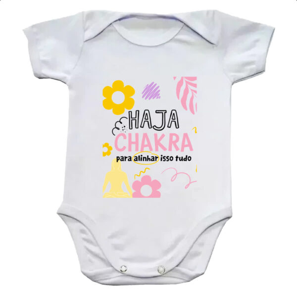 Body infantil Haja chakra para alinhar isso tudo