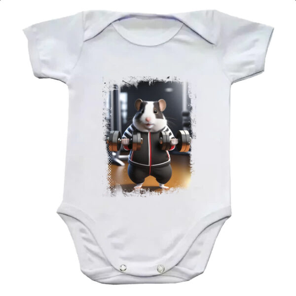 Body infantil Hamster Treino Fofo