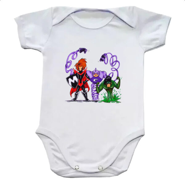Body infantil Hanna Barbera Os Impossiveis pintura a guache